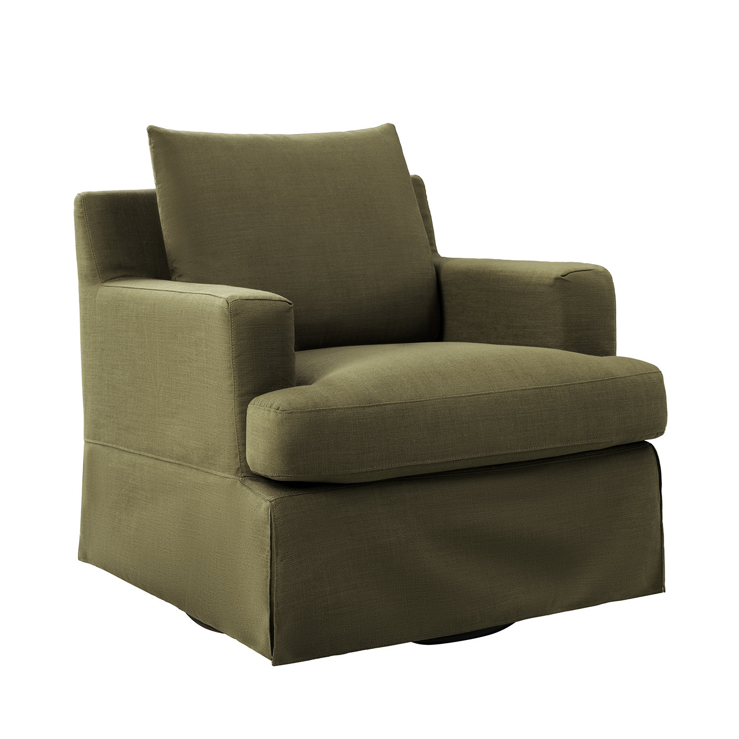 Lucie Swivel Armchair, Moss