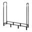 Support à bois de chauffage de 4 pi avec couvercle imperméable, rangement pour cordon de 1/4 po, fer à repasser robuste, pour cour arrière et support de porche extérieur, 600d, base large renforcée