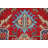 Red Geometric Kazak Oriental Area Rug