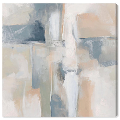 «Slate and Rose Palette II», reproduction d'art sur toile par Art Remedy, tendue sur châssis, 12 x 12