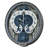 QXM393NRH Melodies In Motion Clock, Gray