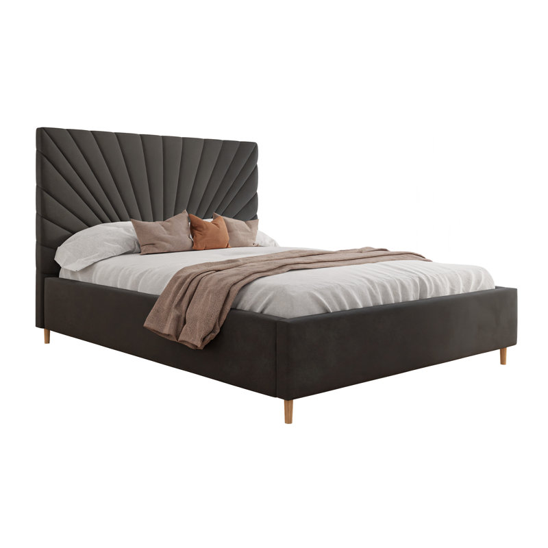 Addalyne Upholstered Bed, 140 x 200cm