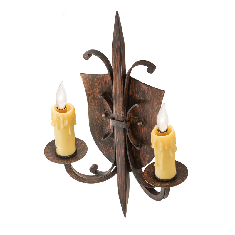 Shield 2 - Light Candle Wall Light
