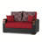 PrimeNest Brewster Collection Upholstered Convertible Loveseat