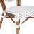 Clymer Stacking All-Weather Commercial Paris Chair with Metal Frames-471913605