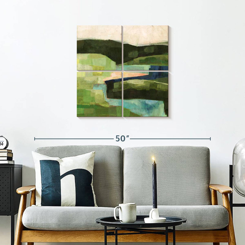 Avery Pastoral Patchwork II, 26" H x 26" W