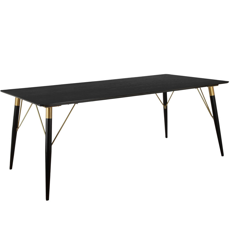 Loughguile Metal Base Dining Table, 100cm W x 200cm L