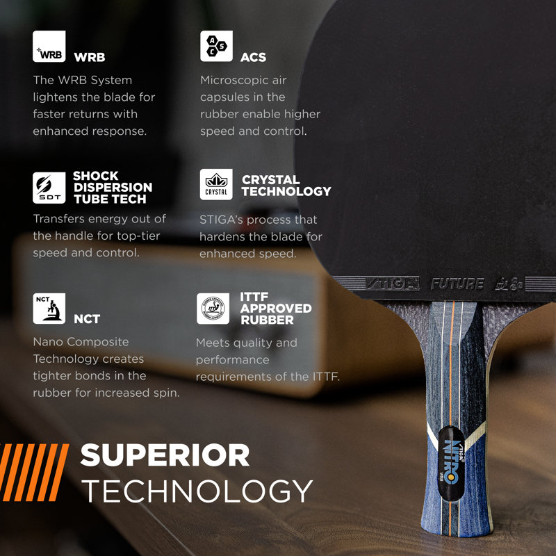 STIGA Nitro Tournament-Level Table Tennis Racket