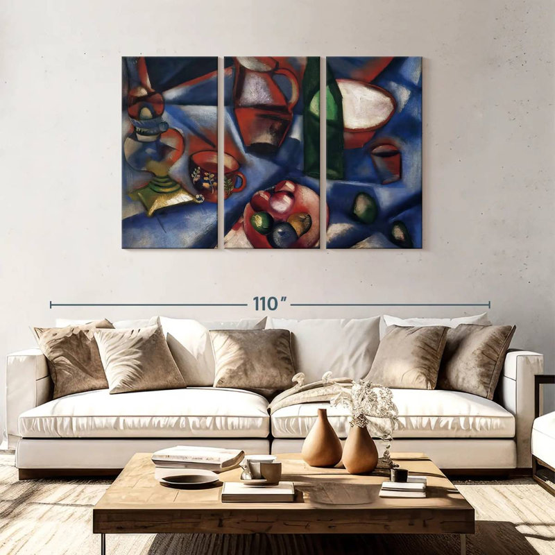 Nature morte 1912, H 48 po x l 74 po