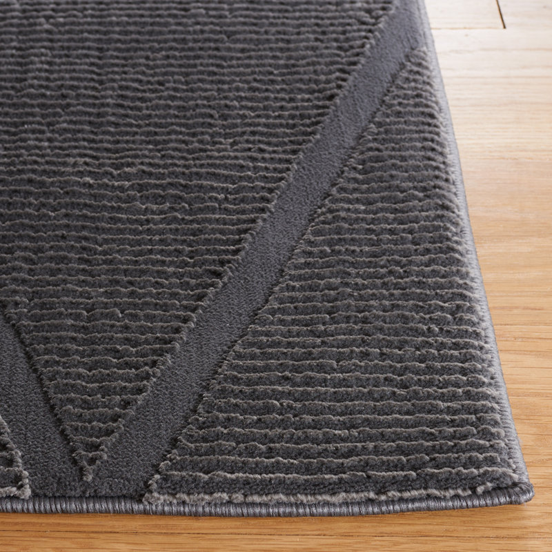 Ilyess Performance Geometric Rug, Rectangle 5'3" x 7'7"