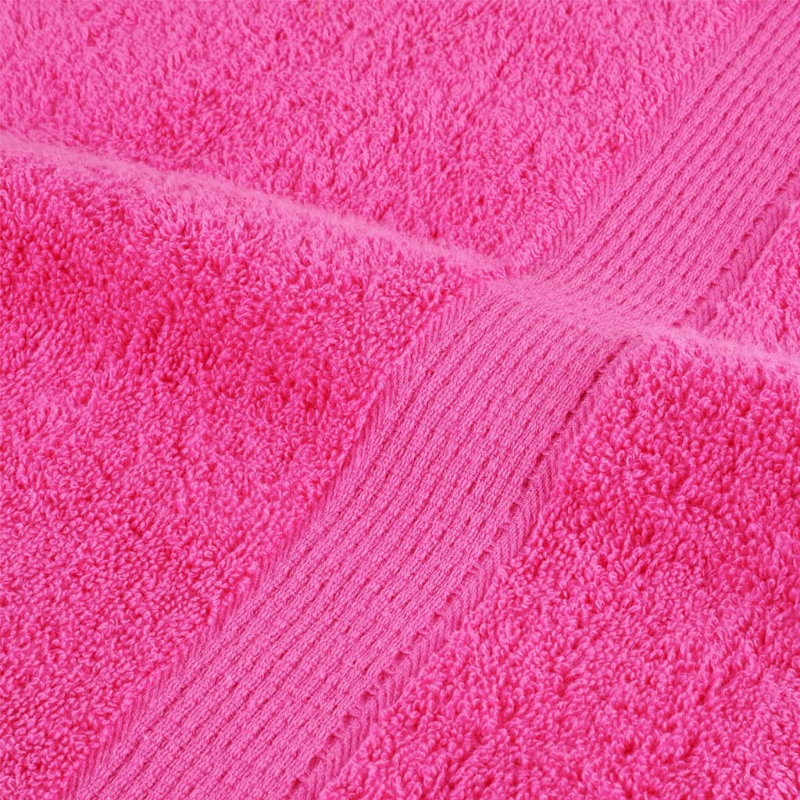 Rillings 100% Cotton Hand Towel, Antique Pink/Pink, 200cm L x 100cm W