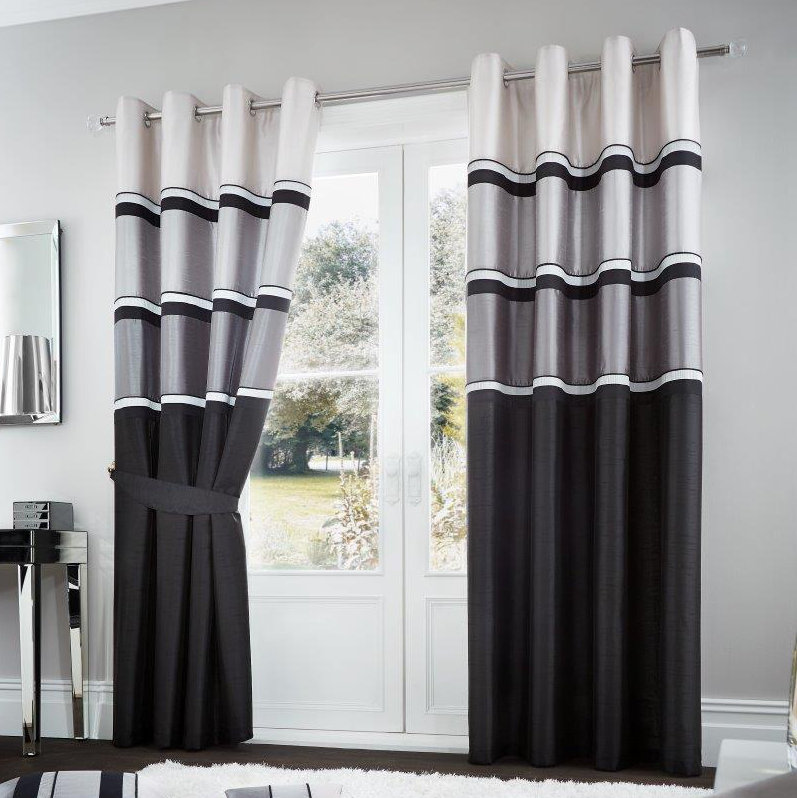 Battle Room Darkening Curtain Pair, 229 W x 229 D cm, Aubergine