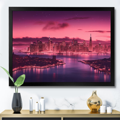«San Francisco Skyline And Bay Bridge V», reproduction d'art sur toile