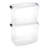 Homz Multipurpose Stackable Storage Bin with Latching Lids-103255330-103255329