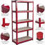 Vida Metal Height -Adjustable Shelving Unit-19298067-19298072