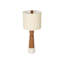 Lampe de table en bois massif Famme