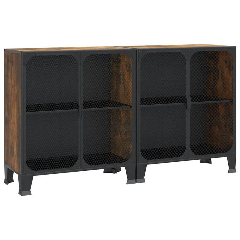 Peristerona 2 -Door Accent Cabinet, Brown