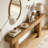 Wooden Farmhouse Sofa Hallway Console Table