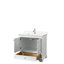 Ensemble de meuble-lavabo simple autoportant 36 po avec plateau en quartz Deborah-98094497-98094500-98094501