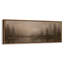 «Misty Pine Forest Reflection on Quiet Lake», art mural pour chambre à coucher ou espace de méditation-140924516-140924517