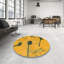 Tapis décoratif multicolore à motif abstrait-908579902