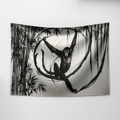 Tapisserie murale Wildlife Gibbon