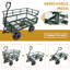 Chariot de jardin avec pneus gonflables, capacité de 600 lb