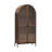 Peko 2-Door Display Cabinet, Brown