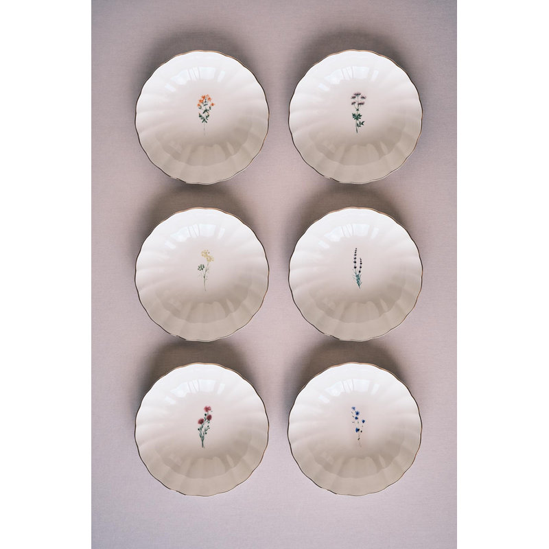 Lark Manor Fontinella 100% PORCELAIN Salad Bowl