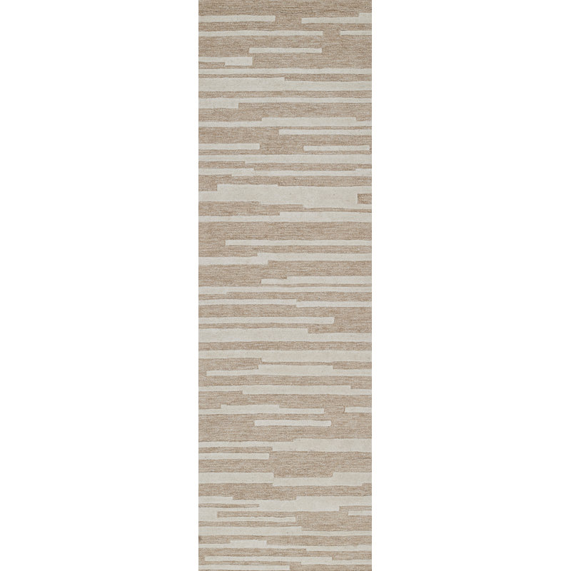 Keaundra Wool Geometric Indoor Rug, Runner 2'3" x 8'