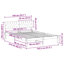 Solid Wood Bed Frame-436220301