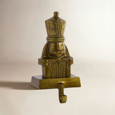 Vintage Nutcracker Stocking Holder 4.25"x 3.25"x 9"