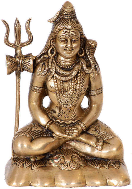 Mahayogi Shiva assis à Dhyana Mudra