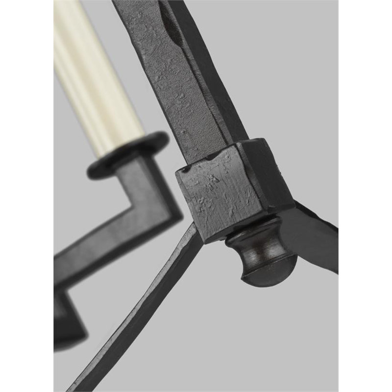 Thayer 8-Light Lantern Chandelier, Smith Steel