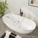 65" x 30" Freestanding Solid Surface Soaking Bathtub with Pop-Up Drain & Overflow, CUPC Certified, Elegant Design for Modern Bathrooms