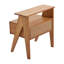 47.5cm W Solid Wood Bedside Table