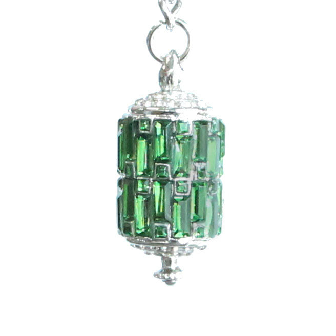 Porte-clés de prière de prospérité, Vert