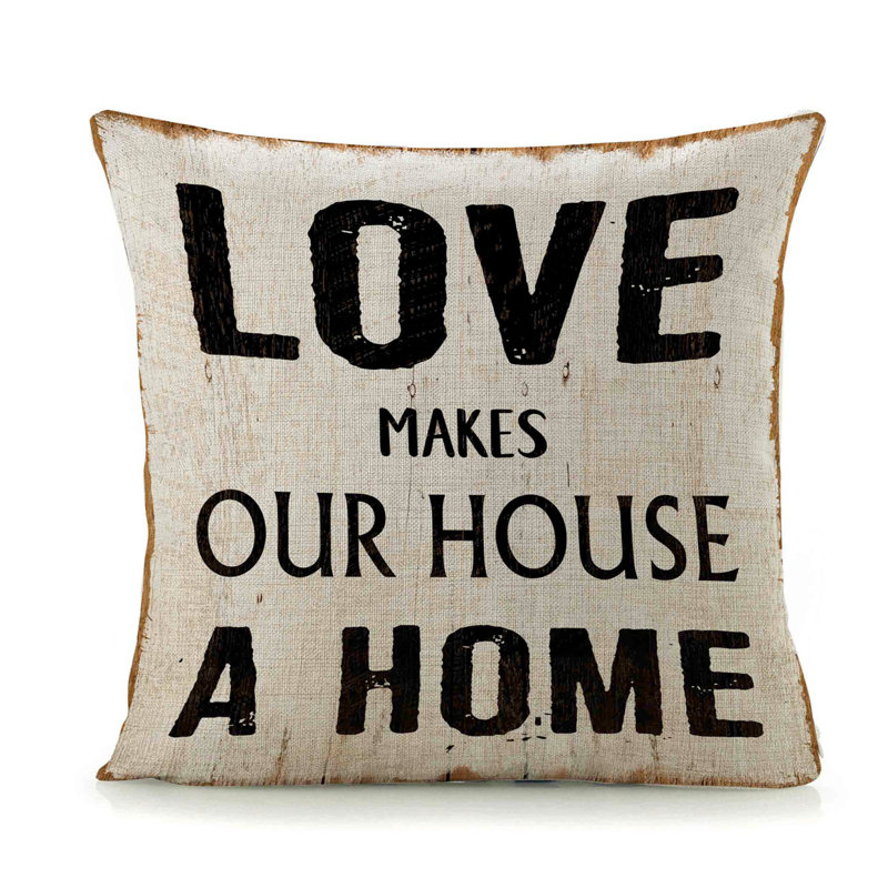  Coussin intérieur / extérieur Love Makes Home