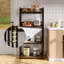 Heavy-Duty Steel Construction – Rely on a robust metal frame designed to support heavy microwaves and appliances securely, ensuring long-lasting stability for all your kitchen essentials.