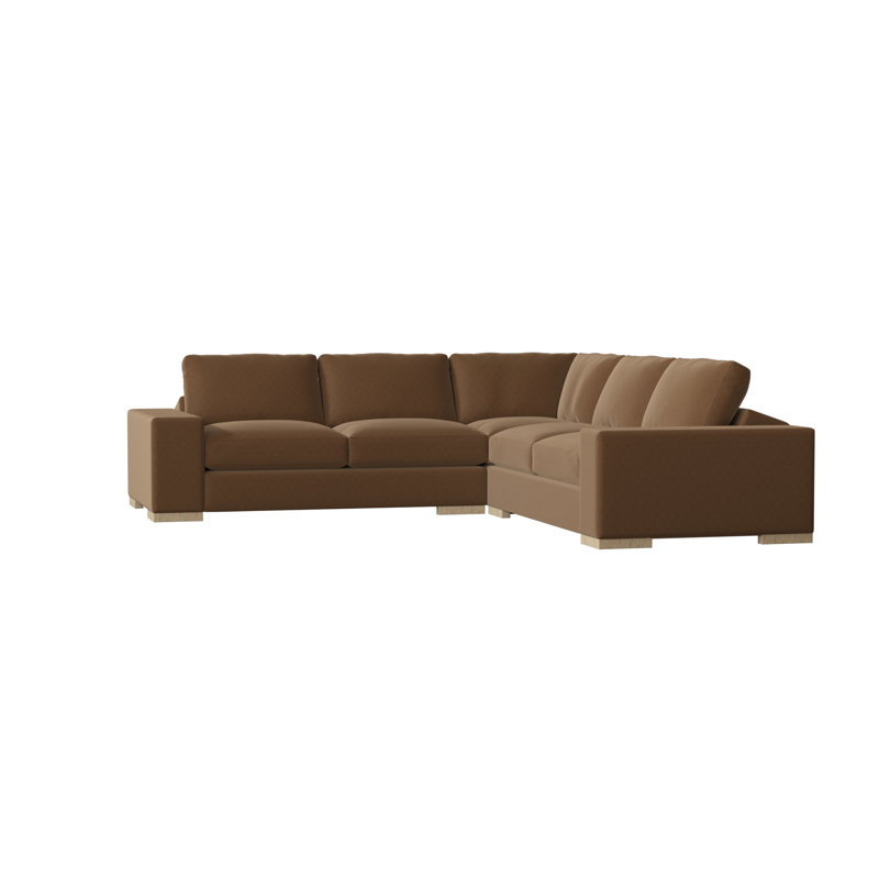 Canapé modulaire Brann de 120 po de largeur Brann, Naturel, Chocolat Marlow