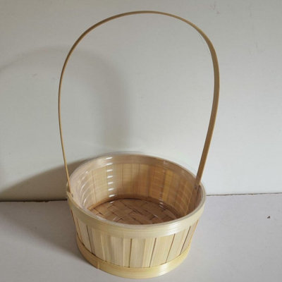 Panier en bambou à long manche