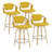 Tonnya 25.78" Swivel Sponge Upholstered Counter Stool with Wood Frame-884355760-900944693