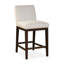 Upholstered Bar Stool with Solid Wood Frame-462127965