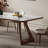 Gateville Ash Stone Top Solid Wood Base Dining Table-2114283323