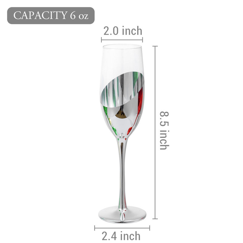 Champagne 177.4ml Glass Flute