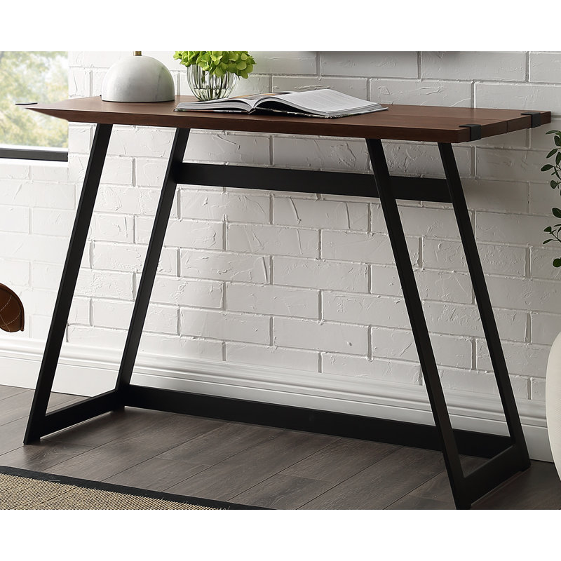 Buxton Synthetic Laminate Writing Desk, Dark Walnut