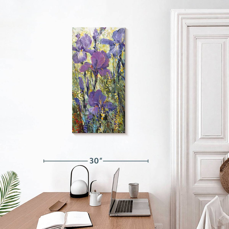 Iris Field I, 30" H x 15" W