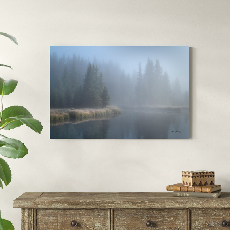 Brouillard du lac Grand Teton, H 24 po x l 36 po