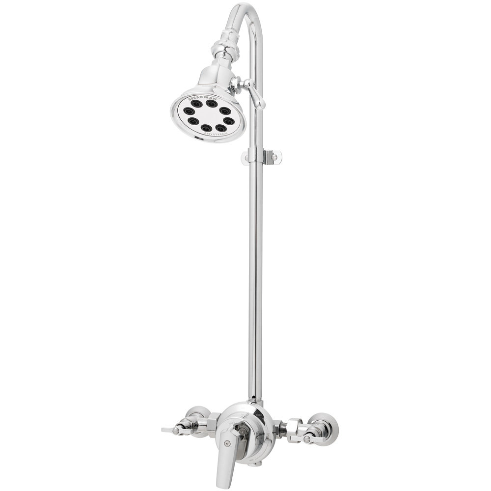 Retro 8-Jet 2.5 GPM Wall Mount Outdoor Shower Speakman