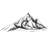 Premium Wallpaper Wall Mural - Mountain Sketch-1717075593